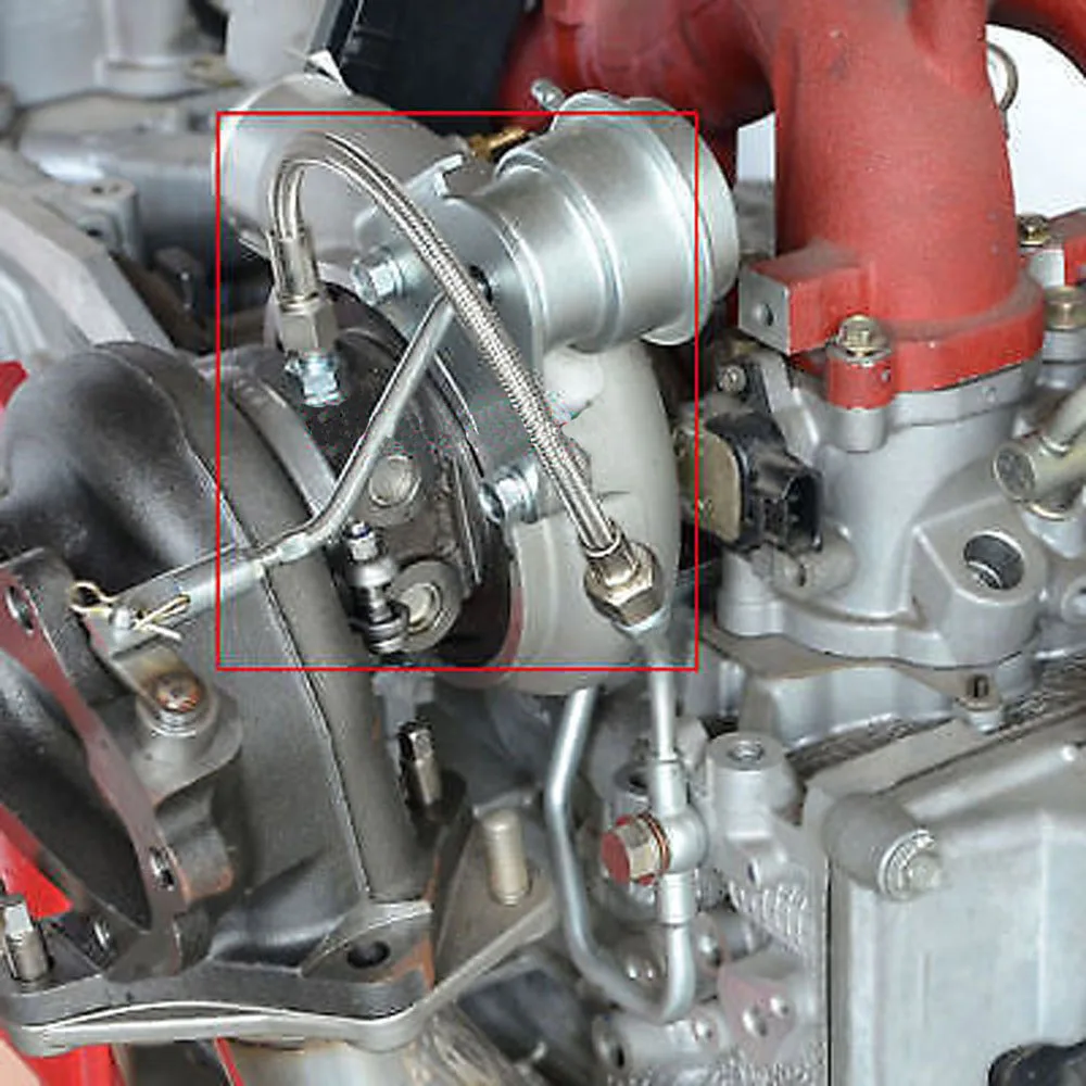 Kinugawa турбо масло подачи Линия Комплект для SUBARU EJ20 EJ25 AVCS w/для IHI VF22 VF34 VF36 шариковый