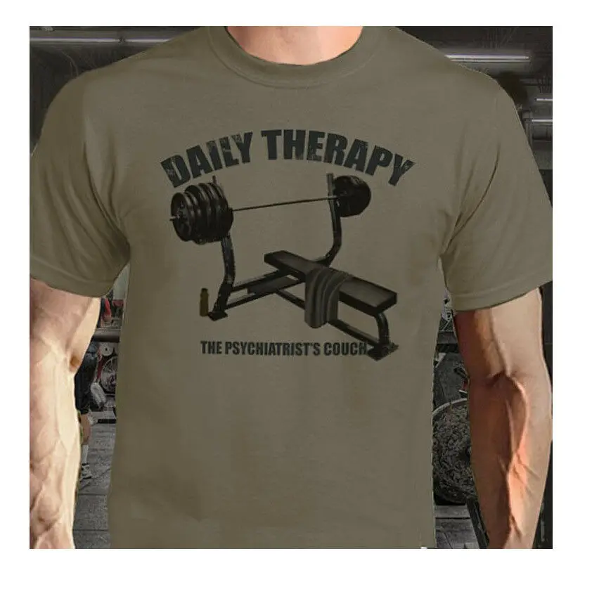 Bench Therapy Lifting Bodybuilding Workout Putty Brand Man 2019 New Tee Cotton Clothes New Printed T Shirts
Bench Therapy Lifting Bodybuilding Workout Putty Brand Man 2019 New Tee Cotton Clothes New Printed T Shirts