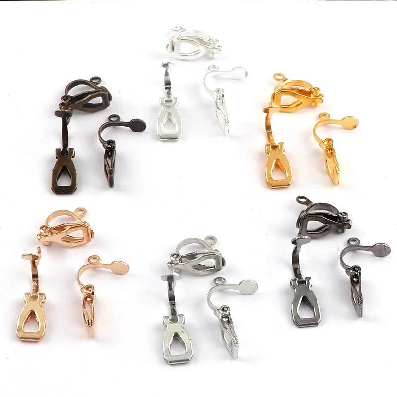 13x10mm Metal Earrings Clip Earnuts Ear Pad Plugging Back Stopper Setting DIY Earring back Earstud Findings
13x10mm Metal Earrings Clip Earnuts Ear Pad Plugging Back Stopper Setting DIY Earring back Earstud Findings