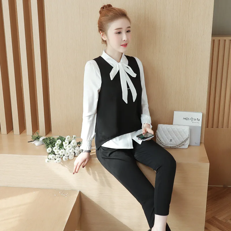 Fashion suit new Europe leisure shirt korean stye office lady bow shirt harlan feet pants grid print outfit women clothes S-XL
Fashion suit new Europe leisure shirt korean stye office lady bow shirt harlan feet pants grid print outfit women clothes S-XL