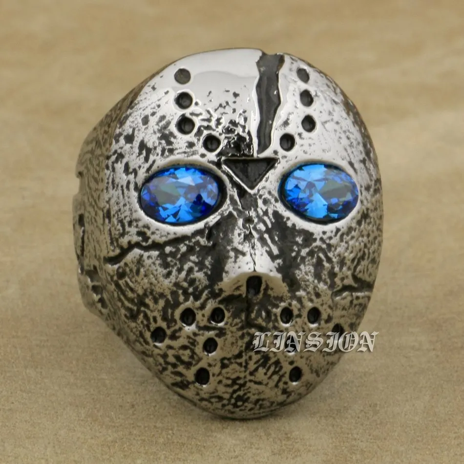 Blue Eyes Solid 316L Stainless Steel Halloween Jason Hockey Mens Biker Rocker Punk Ring R119
Blue Eyes Solid 316L Stainless Steel Halloween Jason Hockey Mens Biker Rocker Punk Ring R119