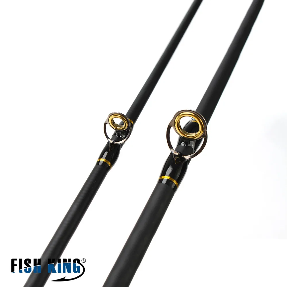 FISH KING Carbon Hard Lure Fishing Rod Brand Super 2.1m/2.4m Two Segments Sections C.W.10-25g Plug Baitcasting Tackle Shop
FISH KING Carbon Hard Lure Fishing Rod Brand Super 2.1m/2.4m Two Segments Sections C.W.10-25g Plug Baitcasting Tackle Shop