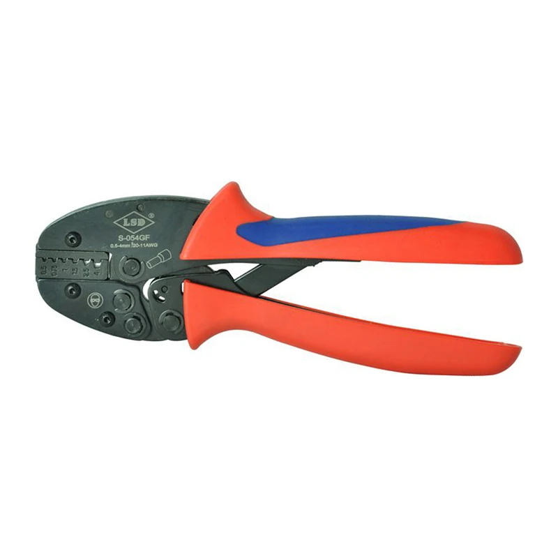Electrician tools manual bushing end special crimping hand tools 0.5-4mm2 20-12AWG crimper pliers S-054GF
Electrician tools manual bushing end special crimping hand tools 0.5-4mm2 20-12AWG crimper pliers S-054GF