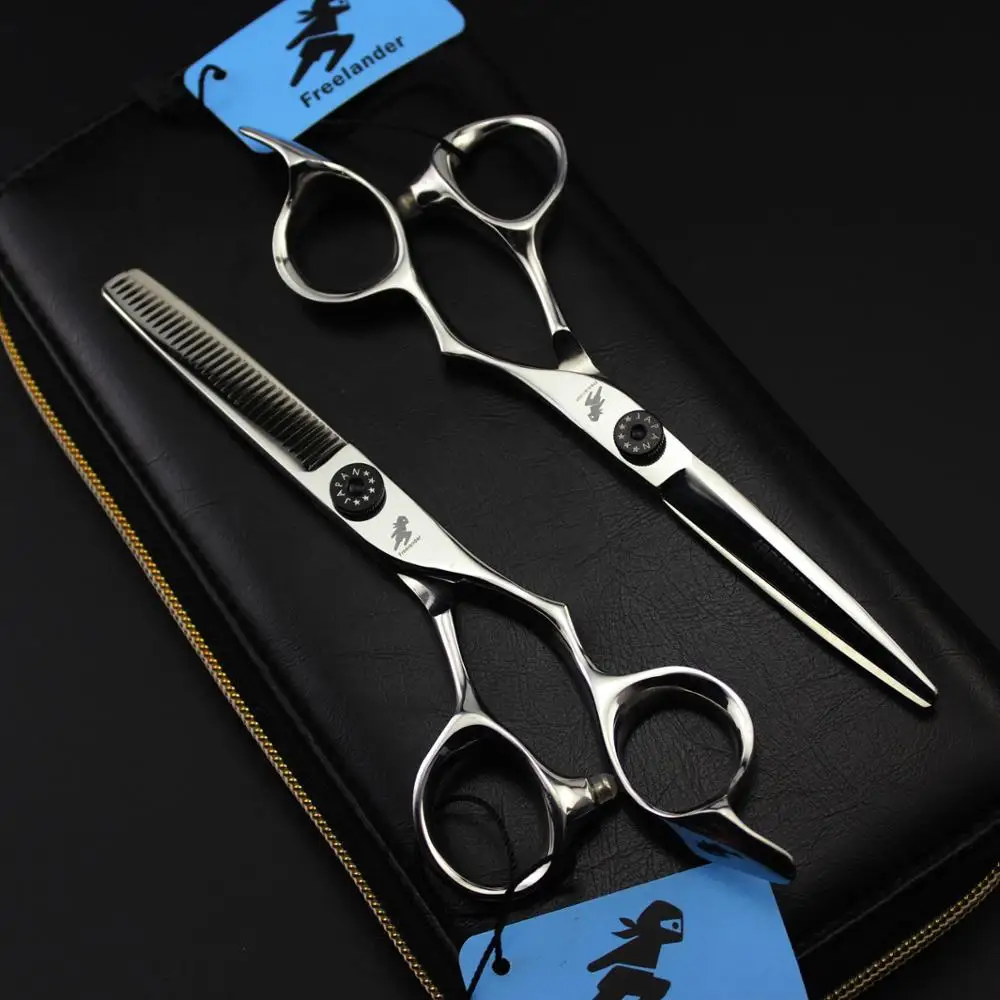 Hairdressing scissors sliver titanium 6 inch high quality hairdresser hair scissors set Free Shipping hair salon product
Hairdressing scissors sliver titanium 6 inch high quality hairdresser hair scissors set Free Shipping hair salon product