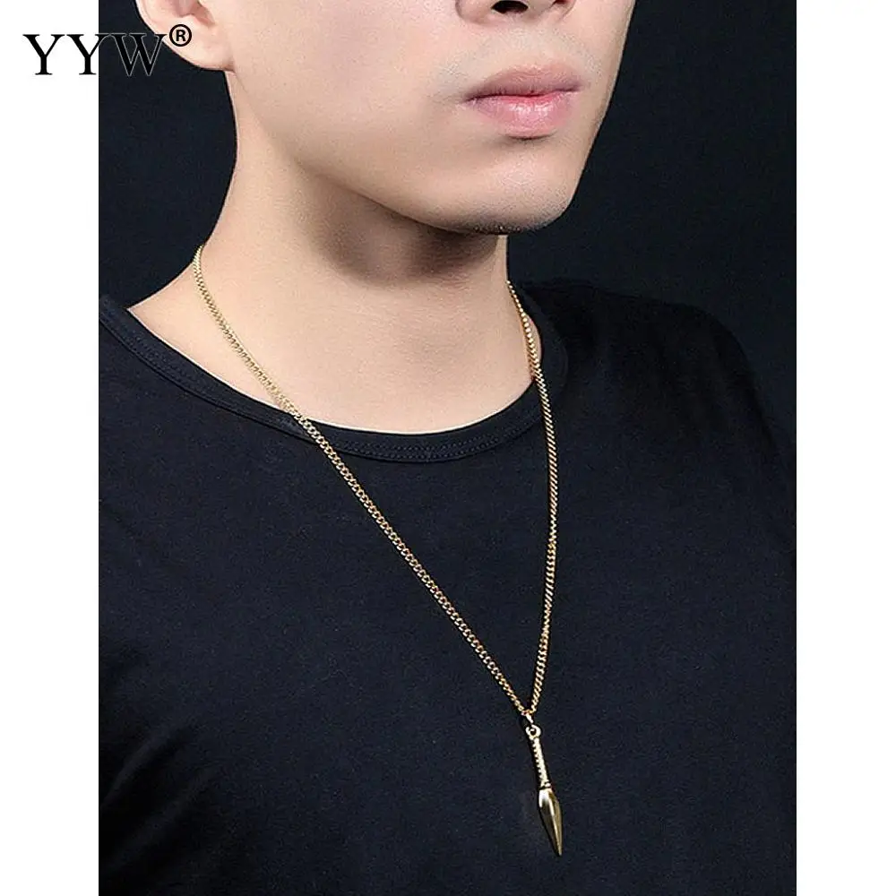 New Male barb Pendant Silver Gold Black Pendant Necklace Men Stainless Steel chain punk erkek kolye Jewelry corrente masculina
New Male barb Pendant Silver Gold Black Pendant Necklace Men Stainless Steel chain punk erkek kolye Jewelry corrente masculina