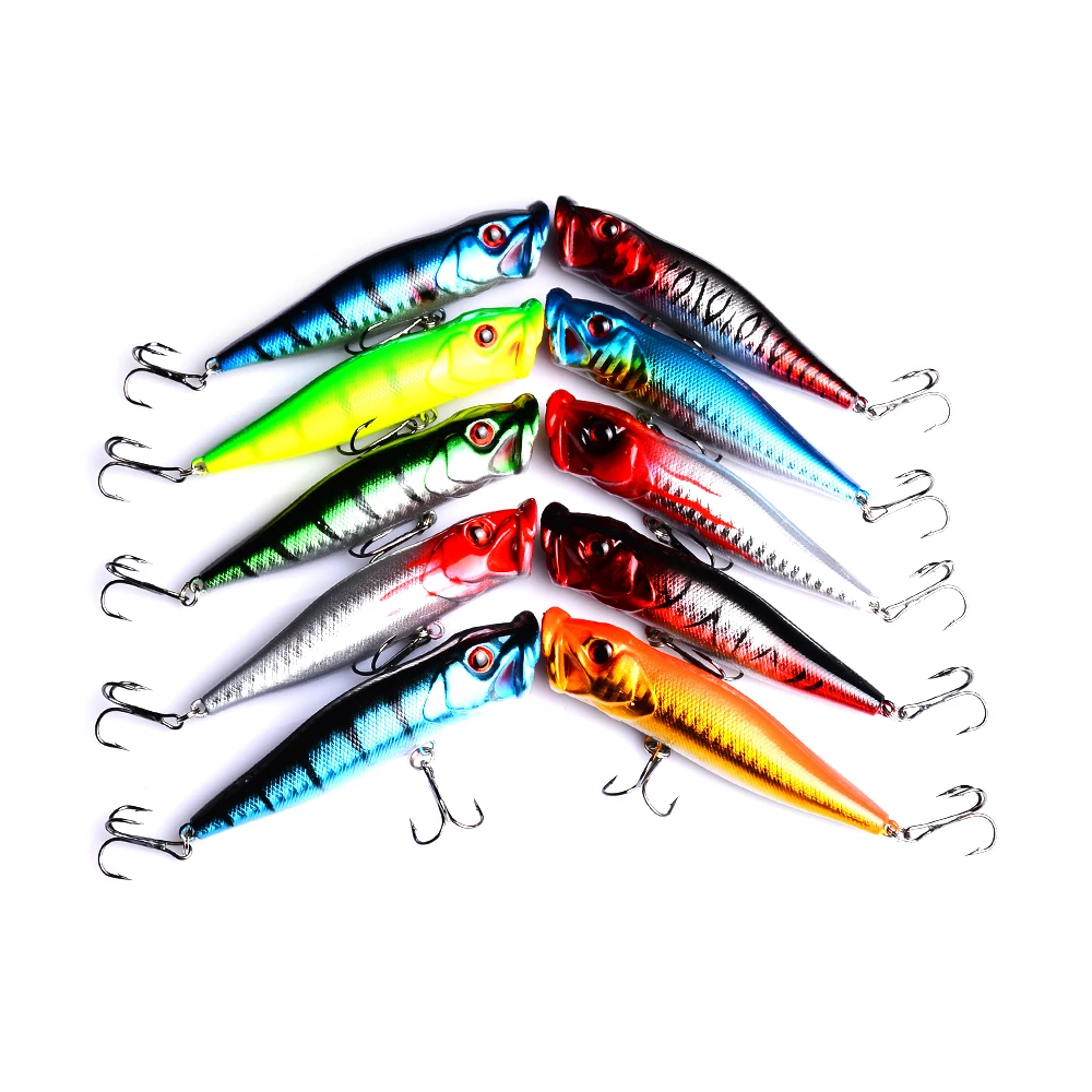 1pcs 9cm 12g Big Popper Fishing Lure isca artificial fishing bait Crankbait Wobblers 2# high carbon steel hook Fishing Lures
1pcs 9cm 12g Big Popper Fishing Lure isca artificial fishing bait Crankbait Wobblers 2# high carbon steel hook Fishing Lures