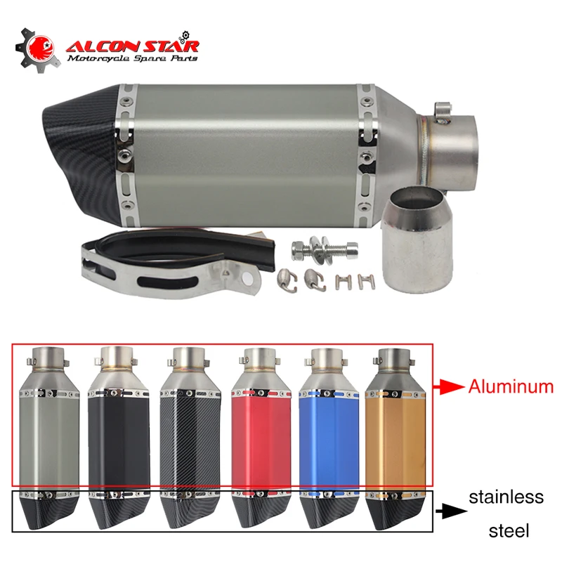 Alconstar For AK Exhaust Motorcycle Muffler Escape Moto Exhaust System for msx125 FZ6 CBR250 CB600 MT07
Alconstar For AK Exhaust Motorcycle Muffler Escape Moto Exhaust System for msx125 FZ6 CBR250 CB600 MT07