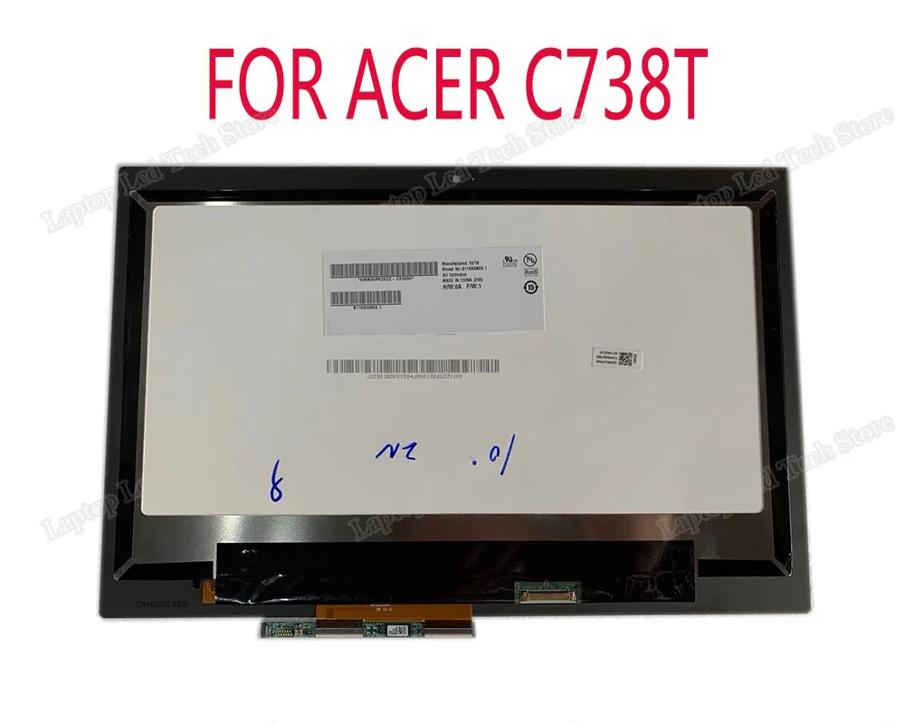 11.6" HD Replacement For Acer Chromebook R11 C738T Touch Digitizer LCD Screen Display+ Bezel Assembly 1366x768
11.6" HD Replacement For Acer Chromebook R11 C738T Touch Digitizer LCD Screen Display+ Bezel Assembly 1366x768