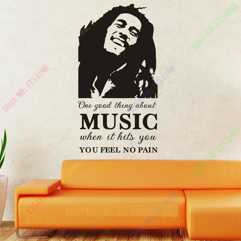 New Creative Wall Decal Music Art Feel No Pain Decals DIY Durabe Quality Vinyl Wall Sticker Bedroom Free Shipping
New Creative Wall Decal Music Art Feel No Pain Decals DIY Durabe Quality Vinyl Wall Sticker Bedroom Free Shipping