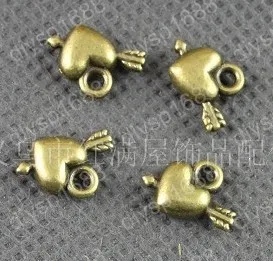 200pcs/lot alloy bead Antique Bronze Plated The arrow of love Shape Charms Pendants Fit Jewelry DIY 13*10MM JHA2601
200pcs/lot alloy bead Antique Bronze Plated The arrow of love Shape Charms Pendants Fit Jewelry DIY 13*10MM JHA2601