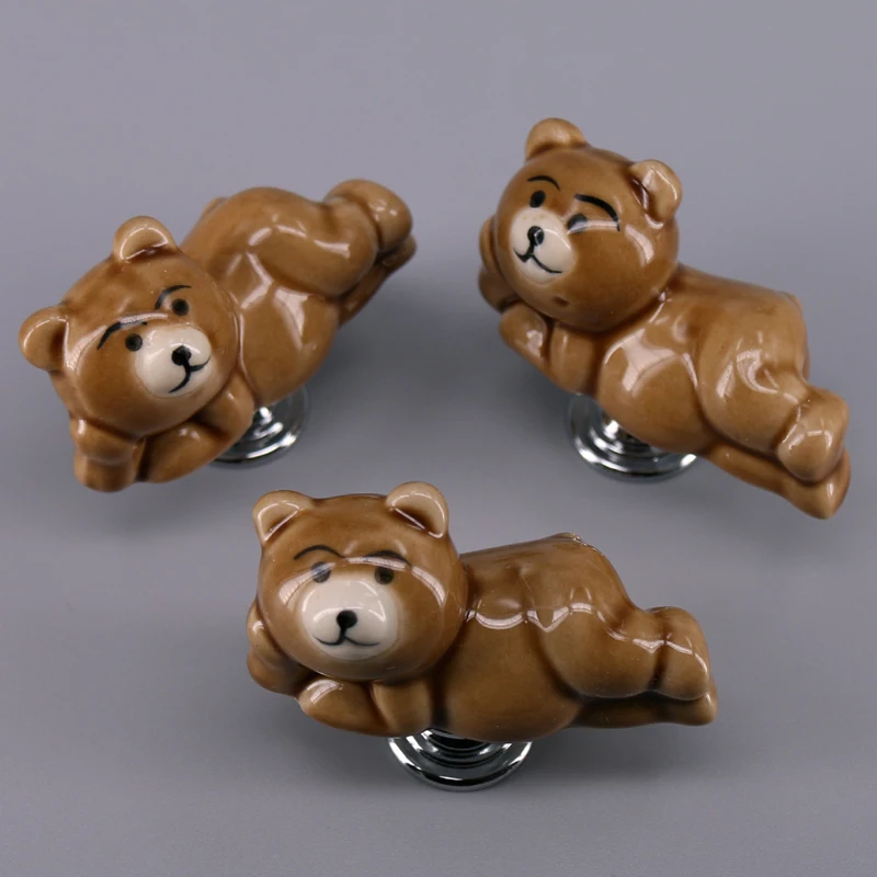 5PCS Lovely Bear shape Furniture Drawer Knobs for Kids Room Cartoon Children Cabinet Knobs and Handles Wardrobe Pull handle
5PCS Lovely Bear shape Furniture Drawer Knobs for Kids Room Cartoon Children Cabinet Knobs and Handles Wardrobe Pull handle