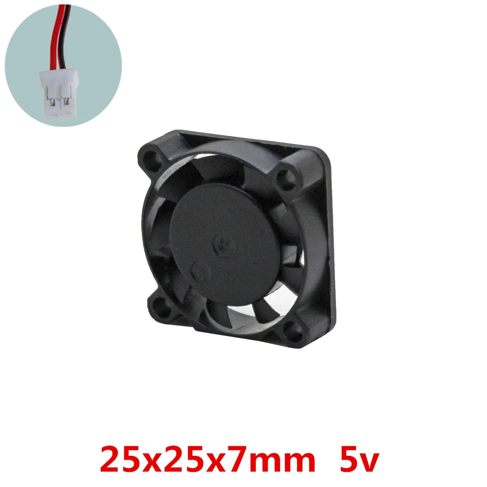 20pcs/lot 25x25x7mm 2507 mini fan 5V Brushless DC Fans cooling FAN cooler radiator
20pcs/lot 25x25x7mm 2507 mini fan 5V Brushless DC Fans cooling FAN cooler radiator