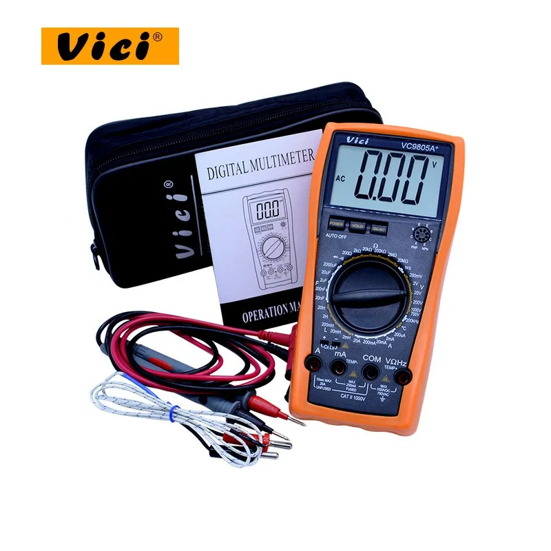 High presion Digital Multimeter full protection measure inductance frequency temperature electro VC9805A+ with high quality
High presion Digital Multimeter full protection measure inductance frequency temperature electro VC9805A+ with high quality