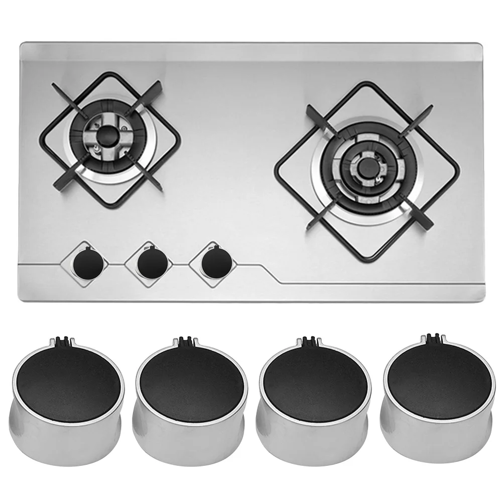 Behogar 4 PCS Metal 8mm Universal Silver Gas Stove Control Knobs Adaptors Oven Switch Cooking Surface Control Locks Cookware
Behogar 4 PCS Metal 8mm Universal Silver Gas Stove Control Knobs Adaptors Oven Switch Cooking Surface Control Locks Cookware