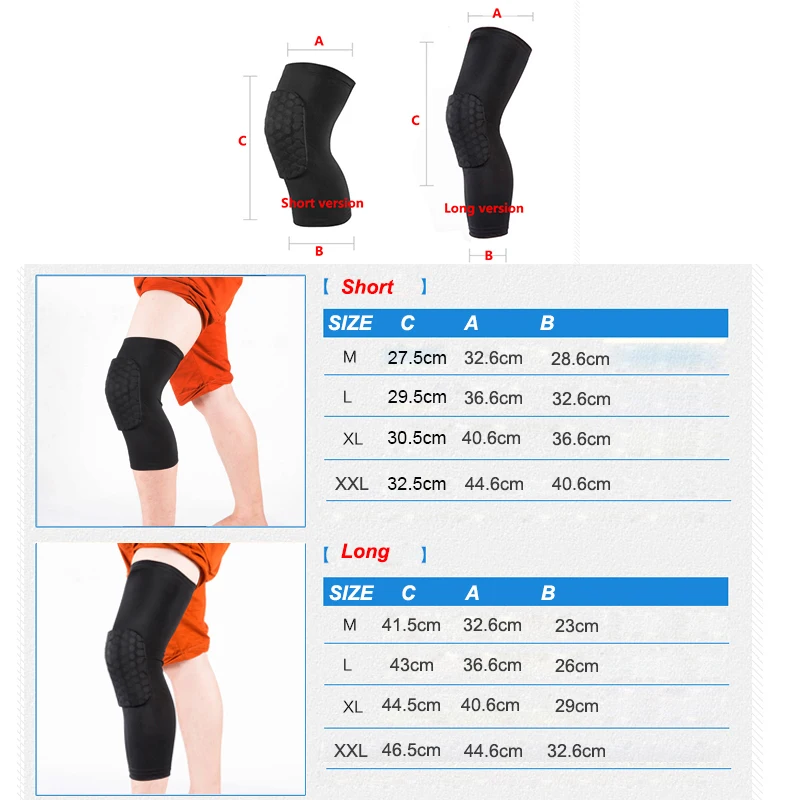 2pcs/lot Basketball Leg Knee Protector Short Sleeve For Kids Adult Honeycomb Pad Anti-slip Band Gear Crashproof Knee Pad Support
2pcs/lot Basketball Leg Knee Protector Short Sleeve For Kids Adult Honeycomb Pad Anti-slip Band Gear Crashproof Knee Pad Support