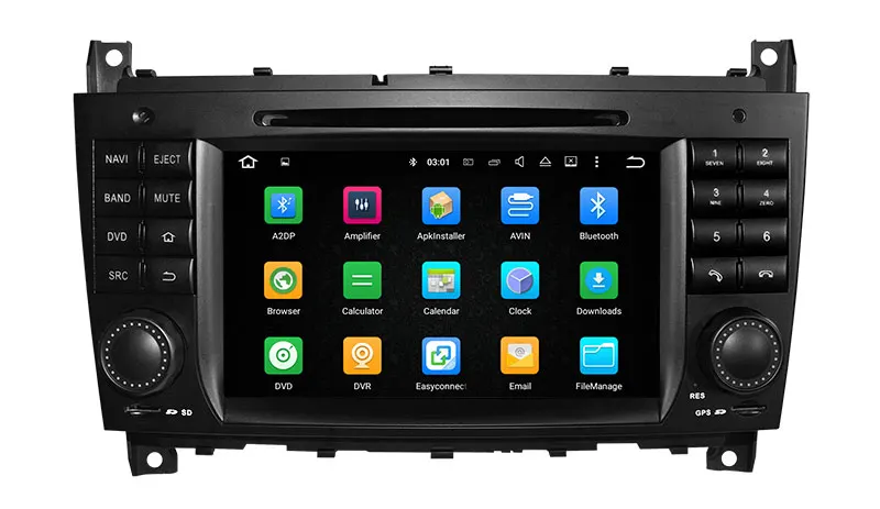 Android 8.1 In Dash Car DVD Player for Mercedes Benz C W203 / CLK W209 with GPS Navigation Radio BT SD WIFI Stereo 4Core 8GB Map
Android 8.1 In Dash Car DVD Player for Mercedes Benz C W203 / CLK W209 with GPS Navigation Radio BT SD WIFI Stereo 4Core 8GB Map