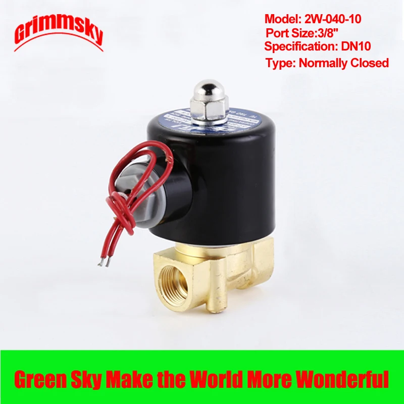 DC12V/24V/AC110V/220V 2 пути 2 положения 3/8 ''порт воды воздуха дизельного газа низкой вязкости жидкости нормально закрытый Соленоидный клапан 220v
DC12V/24V/AC110V/220V 2 пути 2 положения 3/8 ''порт воды воздуха дизельного газа низкой вязкости жидкости нормально закрытый Соленоидный клапан 220v