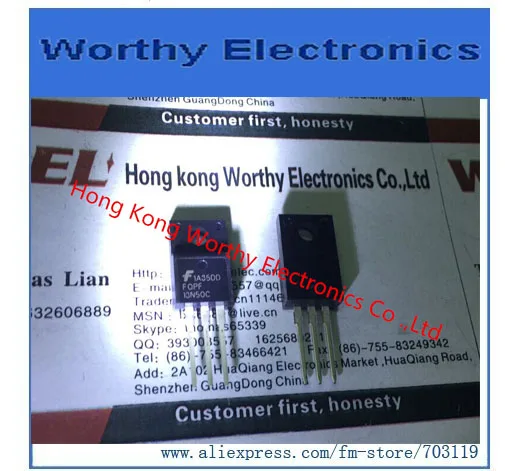 Бесплатная доставка 10 шт./лот MOSFET N-CH 500V 13A TO-220F FETs Single FQPF13N50C
Бесплатная доставка 10 шт./лот MOSFET N-CH 500V 13A TO-220F FETs Single FQPF13N50C