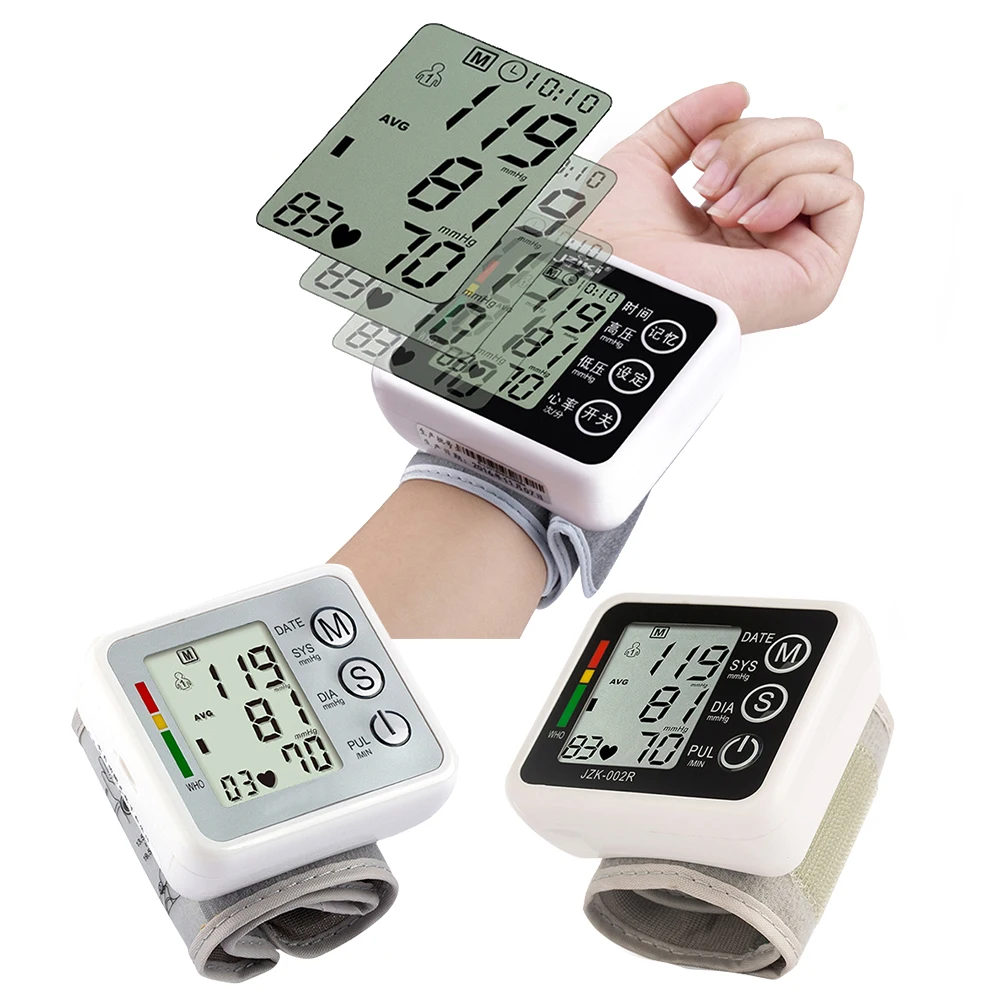 Digital Blood Pressure Monitor Medical Equipment Wrist Tonometer Meter Memory Mode Automatic Heart Beat Rate Pulse tonometer
Digital Blood Pressure Monitor Medical Equipment Wrist Tonometer Meter Memory Mode Automatic Heart Beat Rate Pulse tonometer