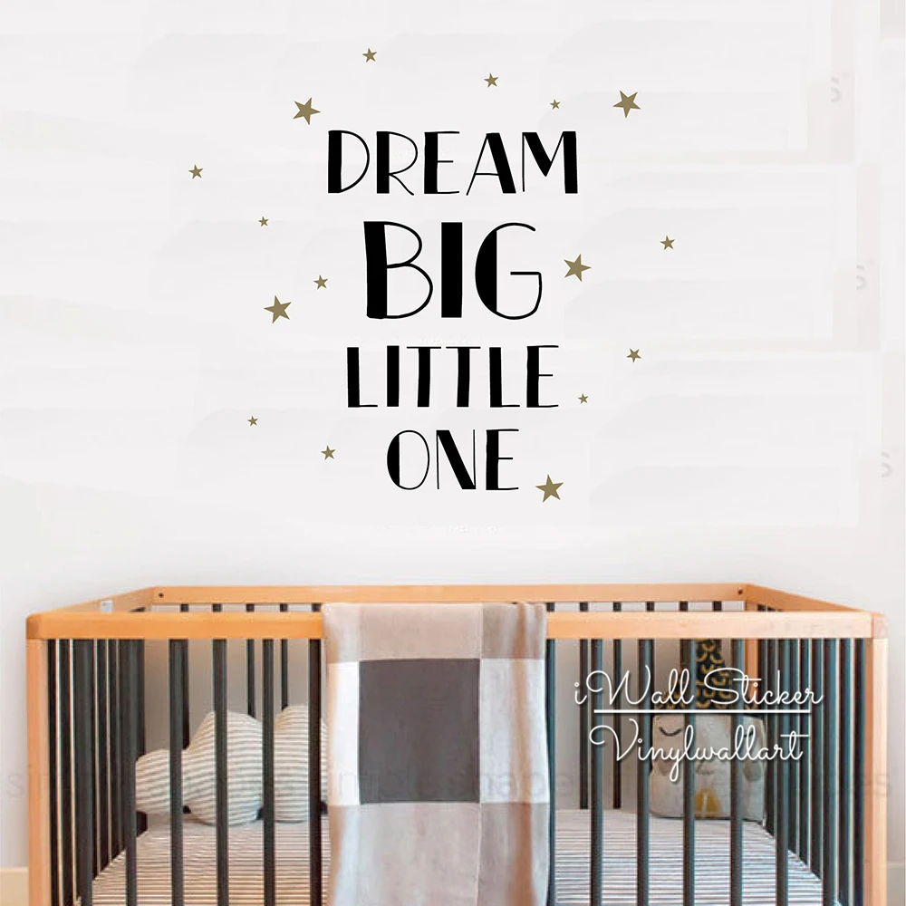 Dream Big Little One Quote Wall Stickers Baby Nursery Quote Wall Decal Stars Lettering Children Room Wall Decor Cut Vinyl Q275
Dream Big Little One Quote Wall Stickers Baby Nursery Quote Wall Decal Stars Lettering Children Room Wall Decor Cut Vinyl Q275
