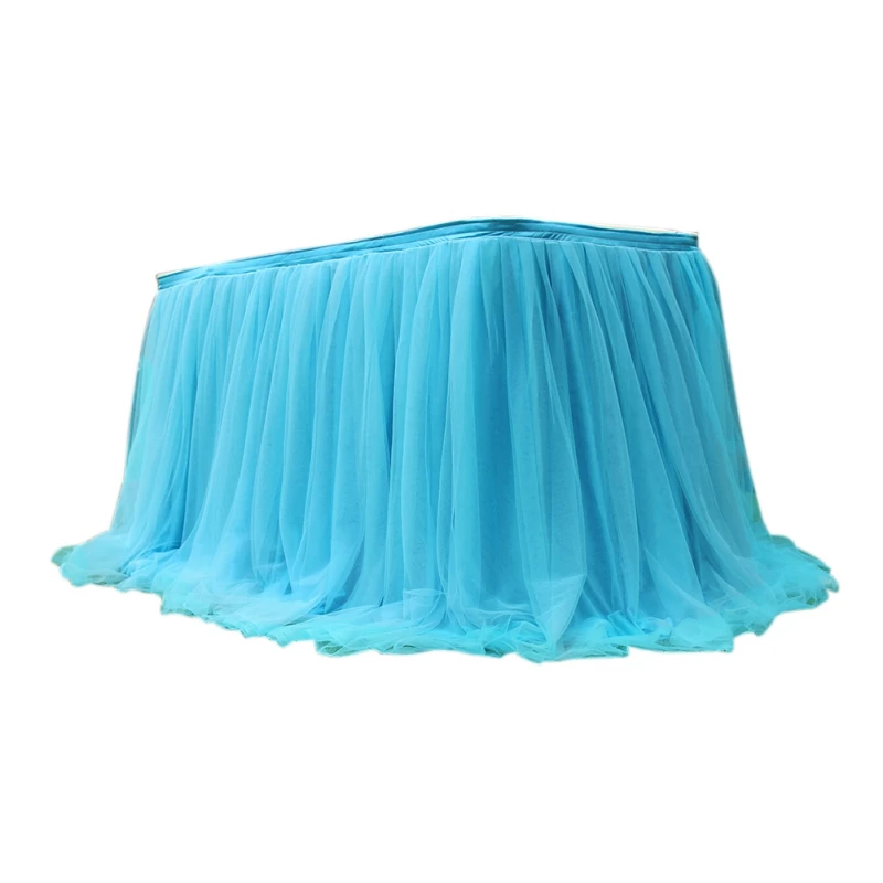 Tutu Tulle Table Skirt Elastic Mesh Tulle Tableware Tablecloth For Wedding Party Table Decoration Home Textile Accessories
Tutu Tulle Table Skirt Elastic Mesh Tulle Tableware Tablecloth For Wedding Party Table Decoration Home Textile Accessories