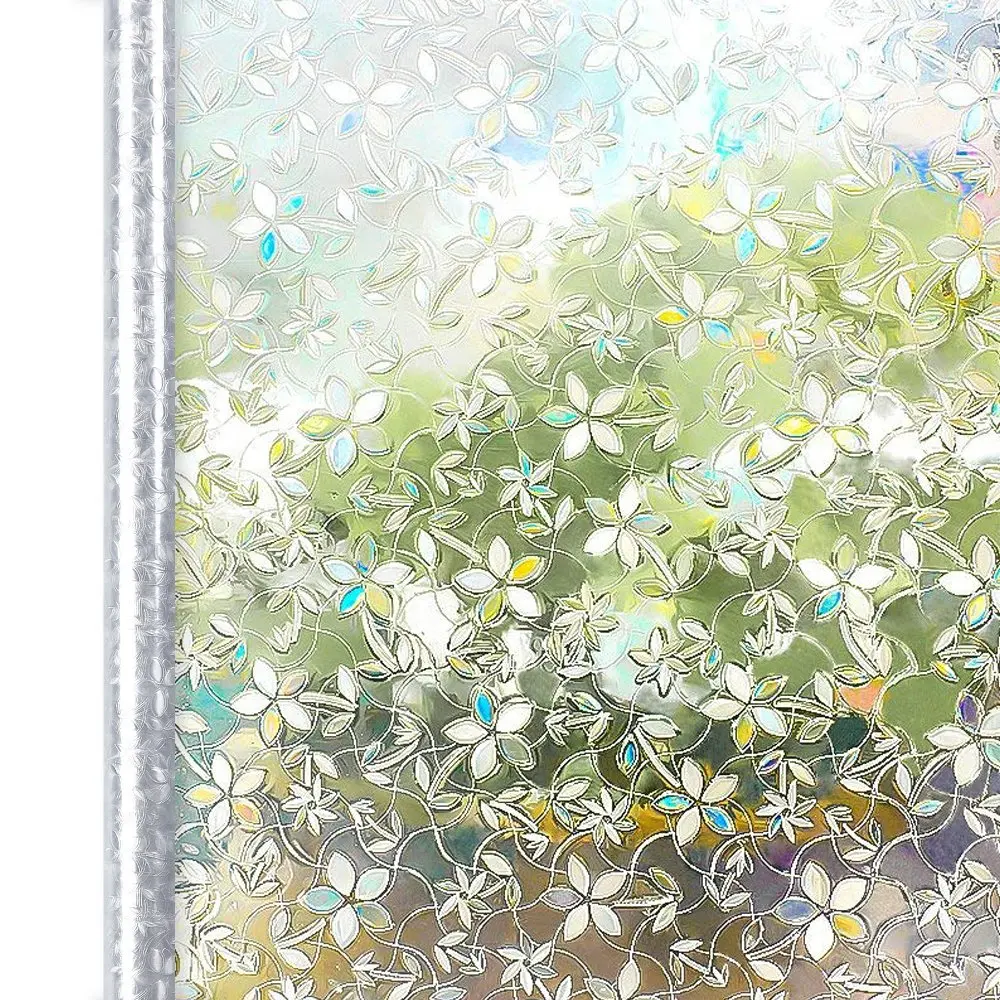 200CM PVC 3D Flower Decor Static Waterproof Privacy Window Film For Bedroom Non Adhesive Tint Sticker Decorative Stained Glass
200CM PVC 3D Flower Decor Static Waterproof Privacy Window Film For Bedroom Non Adhesive Tint Sticker Decorative Stained Glass