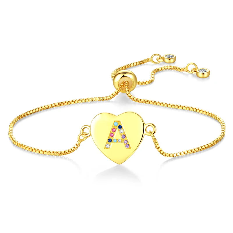Adjustable Initial Bracelet Multicolor CZ Bracelet Letter Bracelet Jewelry For Women Accessories Girlfriend Gift
Adjustable Initial Bracelet Multicolor CZ Bracelet Letter Bracelet Jewelry For Women Accessories Girlfriend Gift