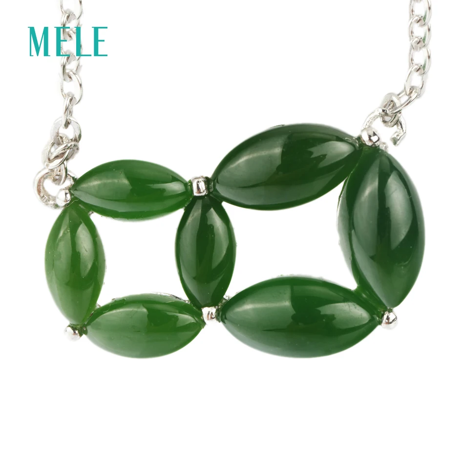Natural green jasper 925 silver pendant, marquise 4mm*8mm, 12mm*19mm for whole pendant size, best choice for summer skirt
Natural green jasper 925 silver pendant, marquise 4mm*8mm, 12mm*19mm for whole pendant size, best choice for summer skirt