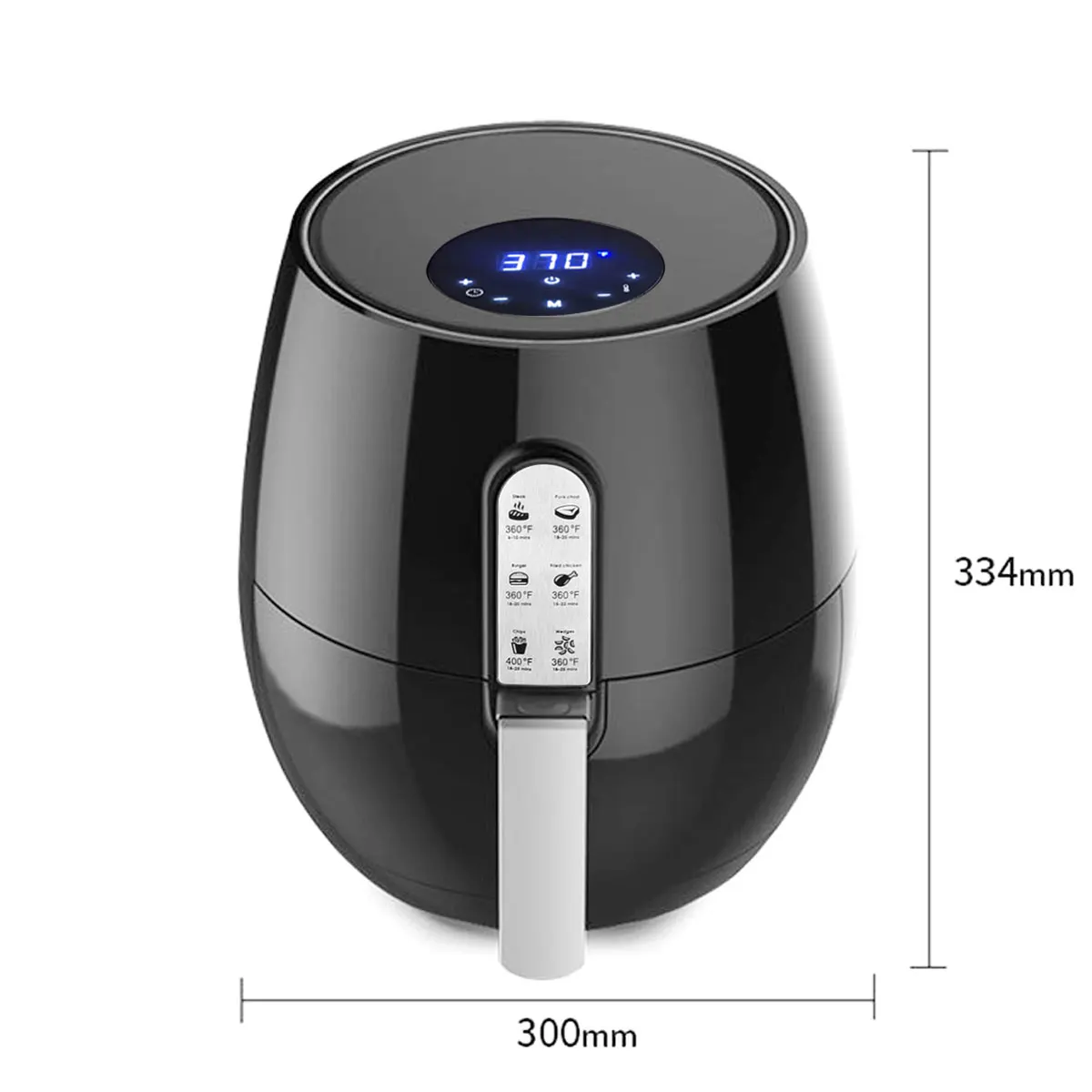1400W 5.2L Health Fryer Cooker Smart Touch LCD Airfryer Pizza Oil free Air Fryer Multi function Smart Fryer for French fries
1400W 5.2L Health Fryer Cooker Smart Touch LCD Airfryer Pizza Oil free Air Fryer Multi function Smart Fryer for French fries