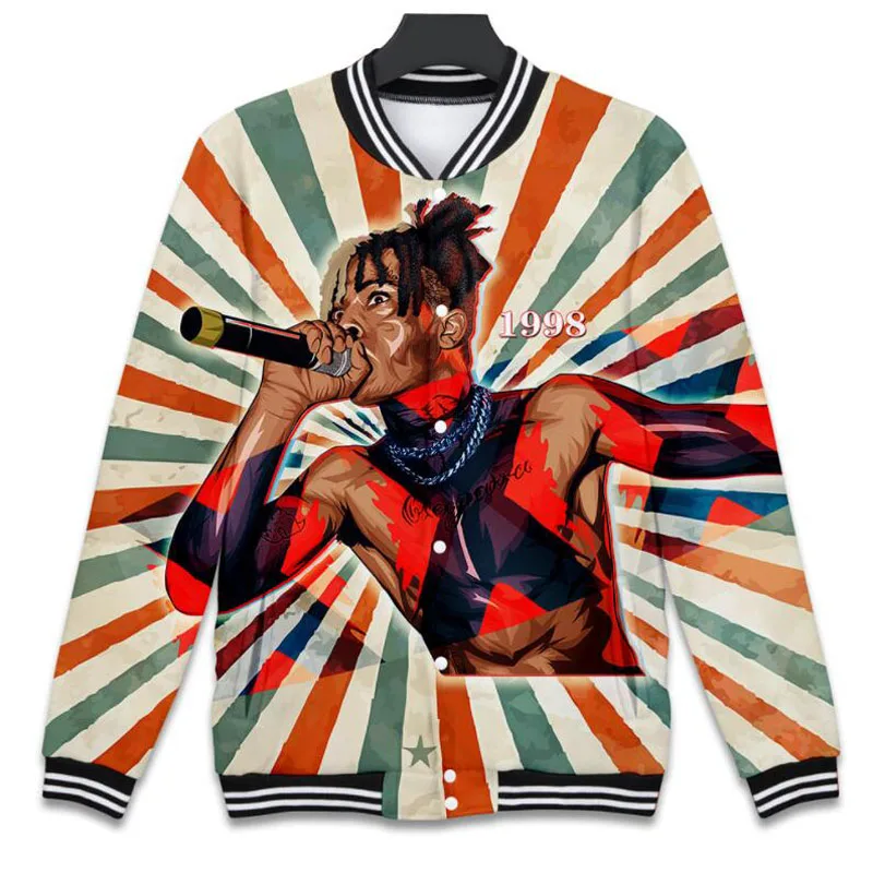 XXXTentacion 3D Baseball Uniform Fleece jacket Women Men High Street fashion Hip Hop Long Sleeve oversize hoodie Sweatshirts 4XL
XXXTentacion 3D Baseball Uniform Fleece jacket Women Men High Street fashion Hip Hop Long Sleeve oversize hoodie Sweatshirts 4XL