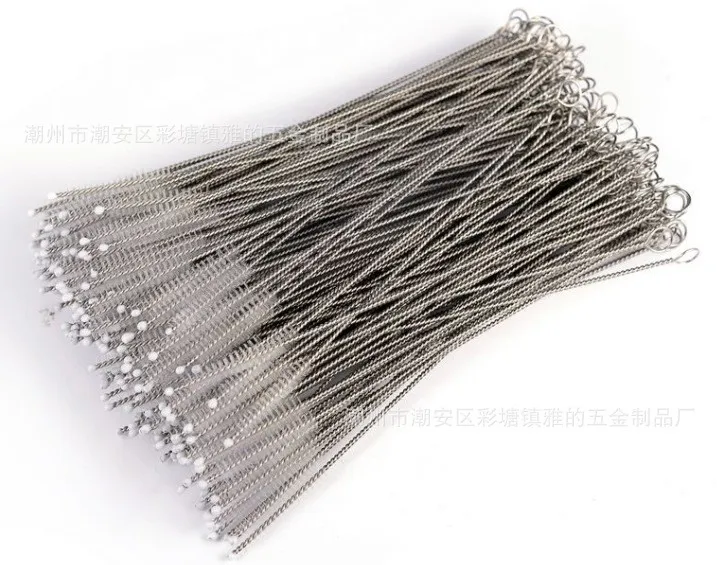 DHL100pcs/lot 8inch Stainless Steel Straw Brush Bottle Cleaning Brushes Size 200mm x10mm
DHL100pcs/lot 8inch Stainless Steel Straw Brush Bottle Cleaning Brushes Size 200mm x10mm