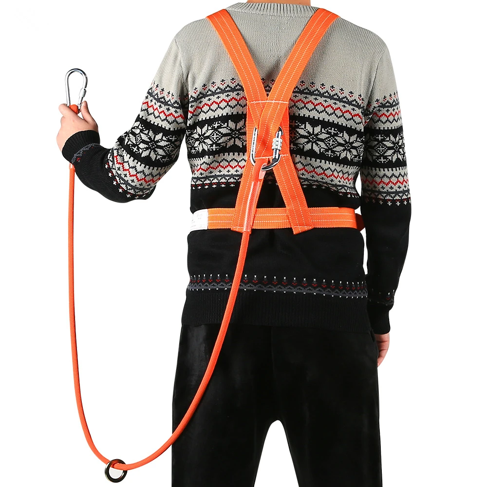 New high-quality seat belts Aerial five-point outdoor construction wear-resistant climbing safety belt safety rope jjff
New high-quality seat belts Aerial five-point outdoor construction wear-resistant climbing safety belt safety rope jjff