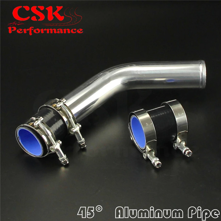 45 Degree 57mm 2.25" Aluminum Intercooler Piping pipe Tube hose + Silicone hose w/ T-clamps BLUE / RED/ BLACK
45 Degree 57mm 2.25" Aluminum Intercooler Piping pipe Tube hose + Silicone hose w/ T-clamps BLUE / RED/ BLACK
