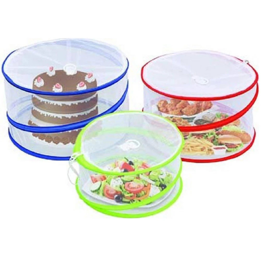 3 Pcs Kitchen Folded Mesh Food Round Cover Hygiene Grid Style Anti Fly Mosquito Picnic Food Dish Cover BBQ Picnic Kitchenware
3 Pcs Kitchen Folded Mesh Food Round Cover Hygiene Grid Style Anti Fly Mosquito Picnic Food Dish Cover BBQ Picnic Kitchenware