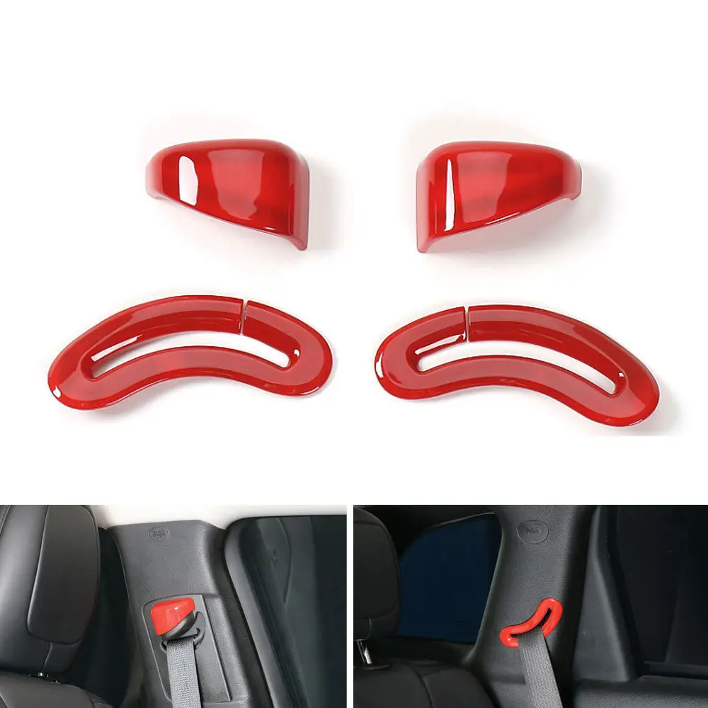 ABS 4pcs Car Safety Seat Belt Frame Cover Cap Frame Decoration Trim Kit For Jeep Cherokee 2014 2015 2016
ABS 4pcs Car Safety Seat Belt Frame Cover Cap Frame Decoration Trim Kit For Jeep Cherokee 2014 2015 2016