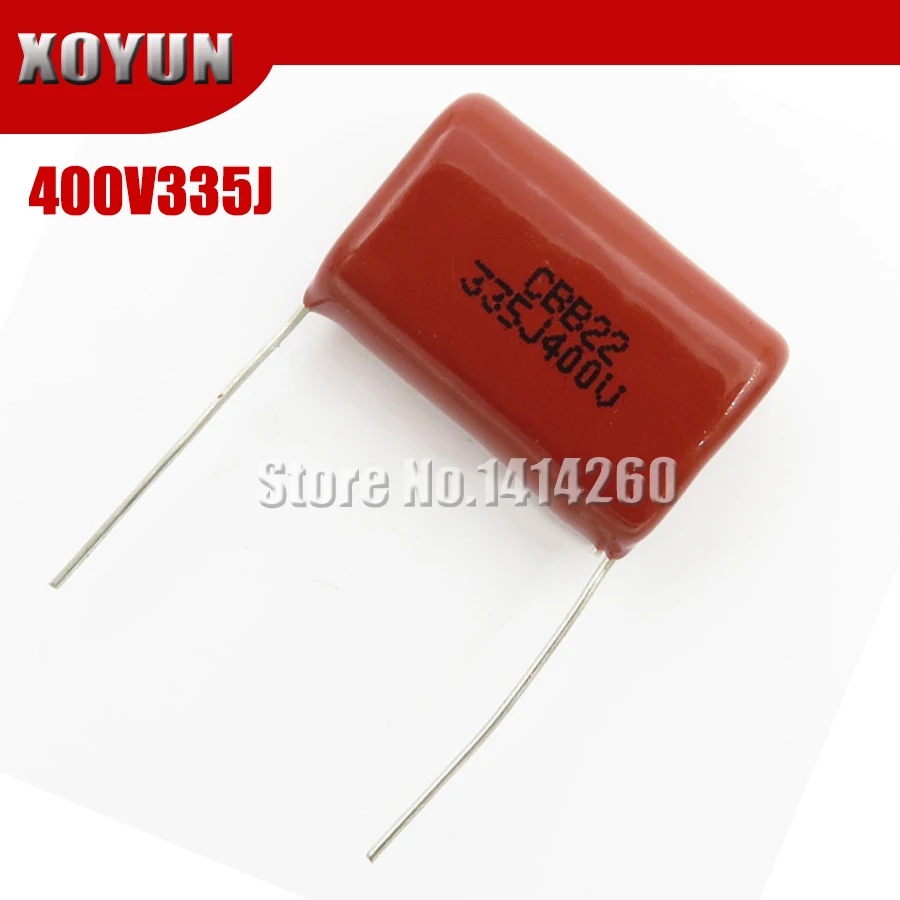 10 шт. 400V335J 3,3 мкФ Шаг 25 мм 400 В 335 3300nf CBB полипропиленовый пленочный конденсатор
10 шт. 400V335J 3,3 мкФ Шаг 25 мм 400 В 335 3300nf CBB полипропиленовый пленочный конденсатор
