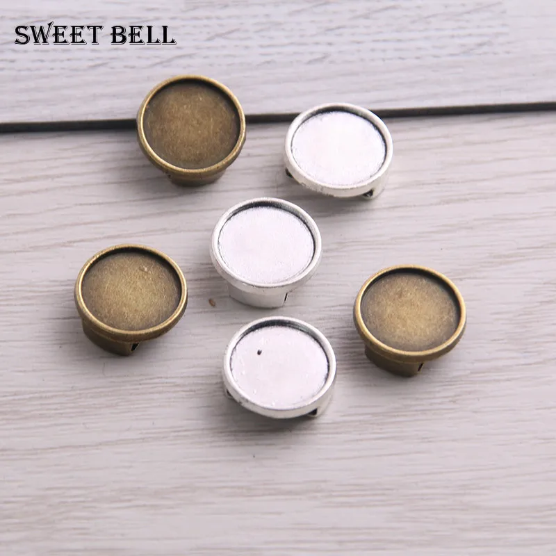 40pcs round leather slider beads two color blank 12mm cabochon setting diy bracelet making supplies hole 2.5*10mm D6431
40pcs round leather slider beads two color blank 12mm cabochon setting diy bracelet making supplies hole 2.5*10mm D6431