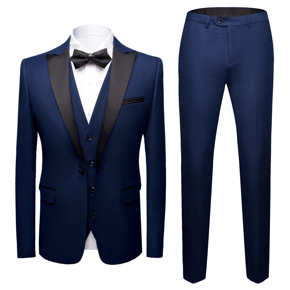 (Jacket+Vest+Pants)2018 Men wool causal Single button classic Business suits Men's Slim Fit wedding Suit Full dress
(Jacket+Vest+Pants)2018 Men wool causal Single button classic Business suits Men's Slim Fit wedding Suit Full dress