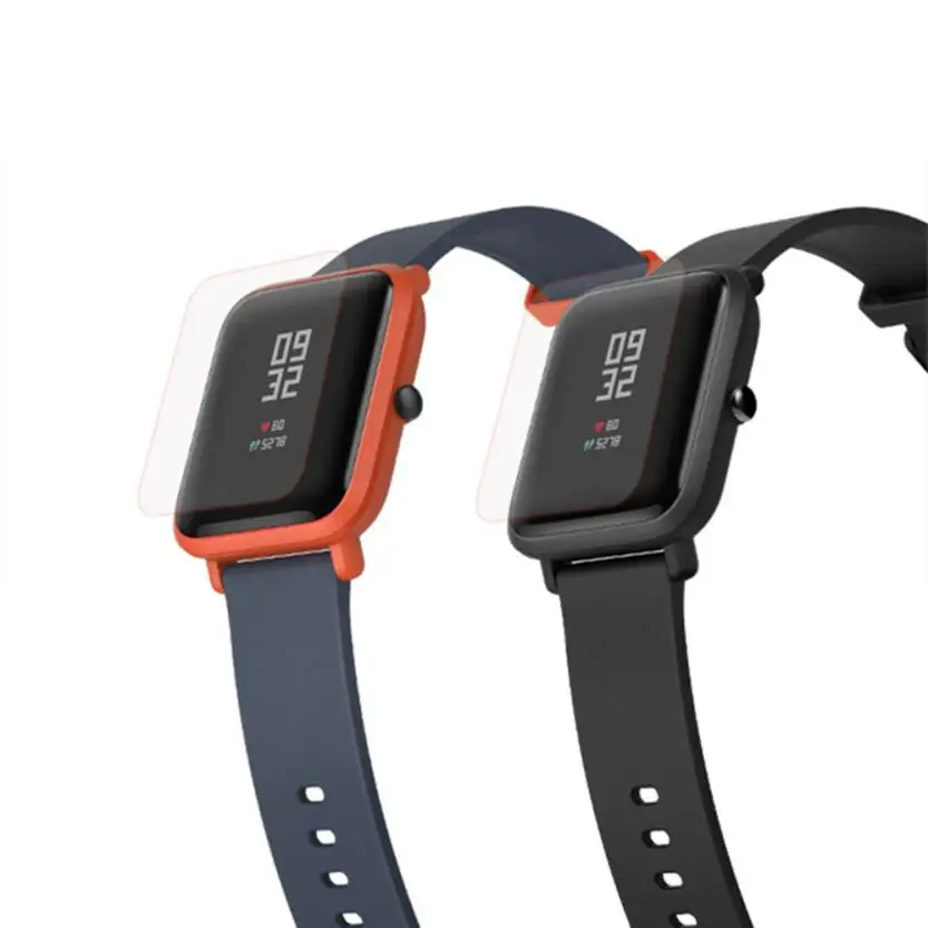 Фото 2 шт. защита для экрана с защитой от царапин Xiaomi Amazfit Sport Smartband Proof часов Mar 9|xiaomi m