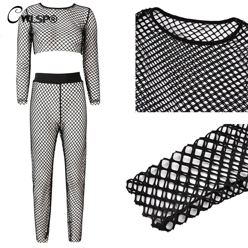 CWLSP Sexy See-through Net 2 Peice Set Women Summer Handmade Crochet Crop Top Full Pants Hollow Out O Neck Long Sleeve Beach set
CWLSP Sexy See-through Net 2 Peice Set Women Summer Handmade Crochet Crop Top Full Pants Hollow Out O Neck Long Sleeve Beach set