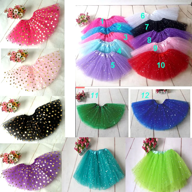 Baby Girls Dot Tutu Skirt Princess Party Glitter Kids Infant Birthday Clothes 0-8T | Мать и ребенок