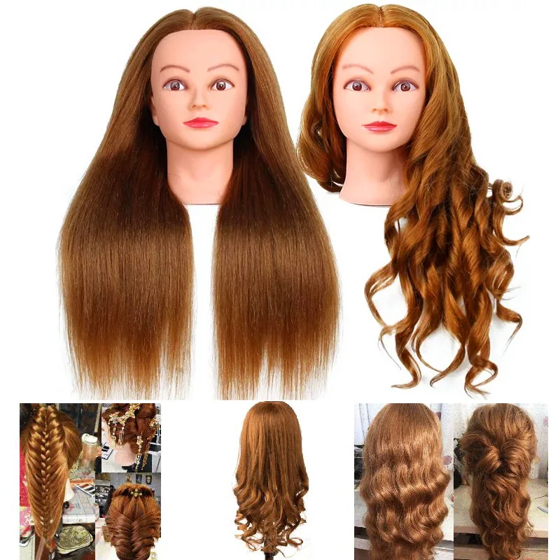 60cm 100% Real Human Hair Mannequin Head Cosmetology Professional Salon Practice Hairstyle Hairdressing Doll Heads
60cm 100% Real Human Hair Mannequin Head Cosmetology Professional Salon Practice Hairstyle Hairdressing Doll Heads