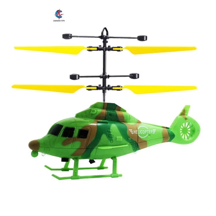 Забавный детский мини летающий Дрон игрушка RC военный вертолет Ручной индукции
