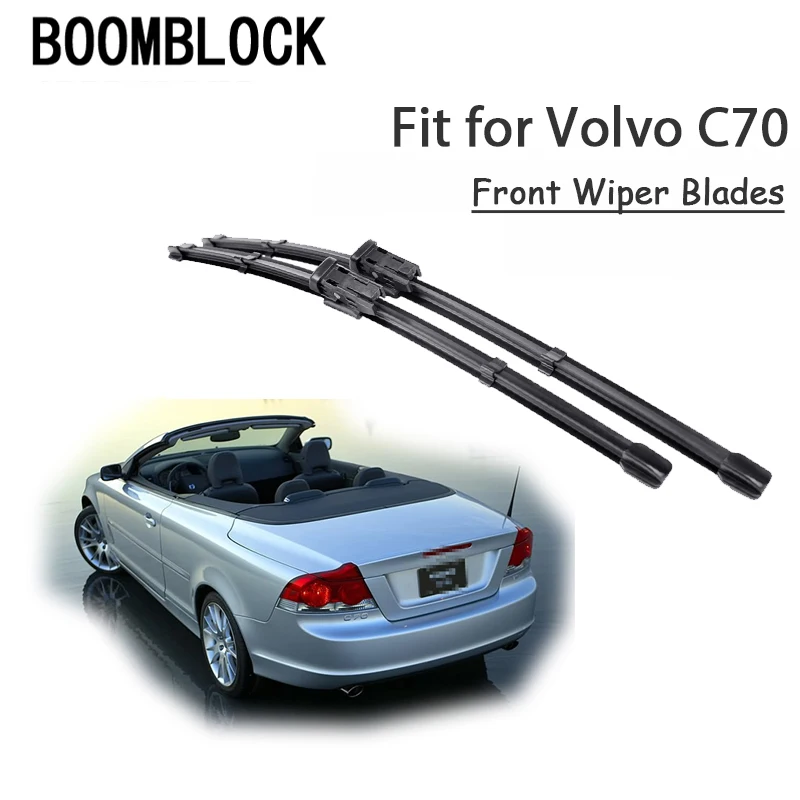 BOOMBLOCK 2PCS High Quality Front Windshield Wiper Blades For 2006-2013 Volvo C70 Accessories
BOOMBLOCK 2PCS High Quality Front Windshield Wiper Blades For 2006-2013 Volvo C70 Accessories