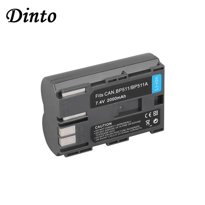 Dinto, 1 шт., 2000 мАч, Φ BP511, цифровая батарея, литий-ионные аккумуляторы для камеры Canon 20D 300D 30D 5D D30 D60 G1 G2 G3 G5
Dinto, 1 шт., 2000 мАч, Φ BP511, цифровая батарея, литий-ионные аккумуляторы для камеры Canon 20D 300D 30D 5D D30 D60 G1 G2 G3 G5
