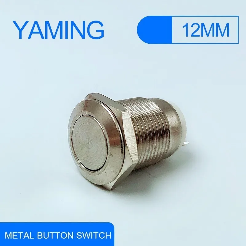 1PC 12mm 2pins Waterproof Momentary Stainless Steel Metal Push Button Switch Car Start Door Bell Horn Auto Reset Engine V015
1PC 12mm 2pins Waterproof Momentary Stainless Steel Metal Push Button Switch Car Start Door Bell Horn Auto Reset Engine V015