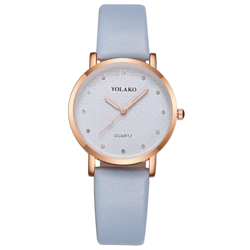 Hot Selling Lady's Simple Fashion Watch Flat Smooth Leather Belt Quartz | Наручные часы