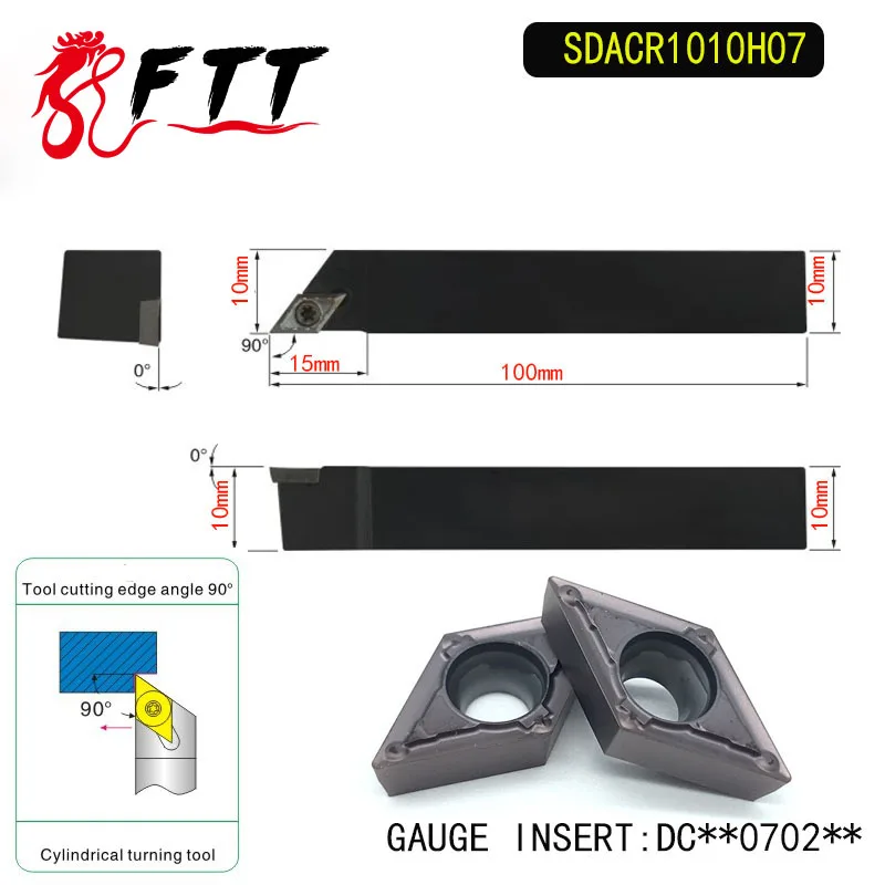 Держатель внешнего токарного инструмента SDACR1010H07 90 градусов для DCMT070204, используется на токарном станке с ЧПУ
Держатель внешнего токарного инструмента SDACR1010H07 90 градусов для DCMT070204, используется на токарном станке с ЧПУ