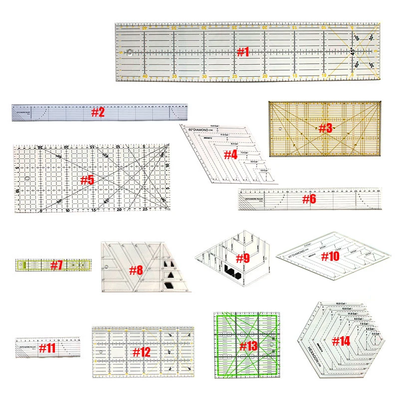 1pcs Plastic Clear Sewing Patchwork Ruler Tools Quilting Grid Rulers Cutting Pattern Tailors Ruler DIY Sewing Craft Scale Ruler
1pcs Plastic Clear Sewing Patchwork Ruler Tools Quilting Grid Rulers Cutting Pattern Tailors Ruler DIY Sewing Craft Scale Ruler