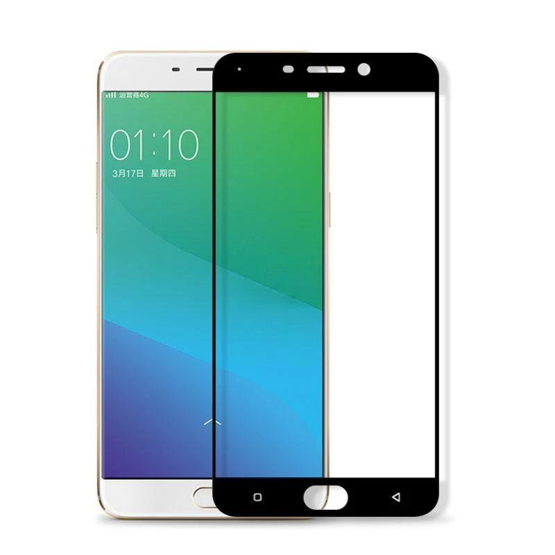 100% полное покрытие закаленное Стекло для OPPO R7 R7S плюс R9 r9s R11 R11S Экран протектор